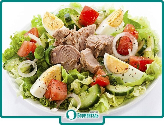 Диетическая карточка «Салат из трески» участников 3-го сезона специального проекта «Я худею!» телеканала НТВ Диетическая карточка «Салат из трески» участников 3-го сезона специального проекта «Я худею!» телеканала НТВ